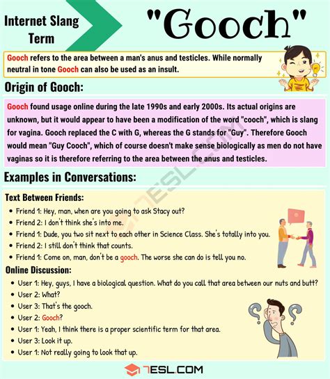 man's gooch definition|gooch slang meaning.